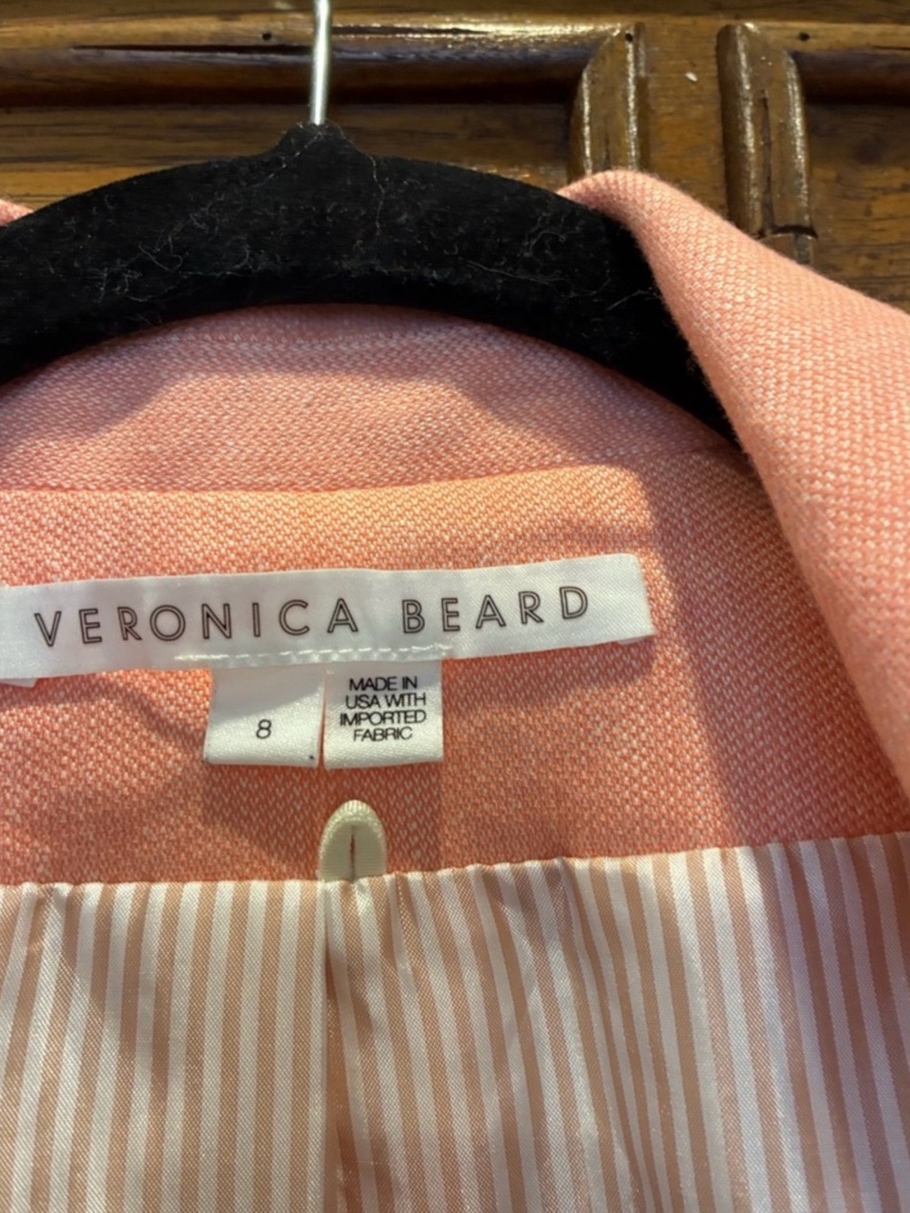 Veronica Beard Linen Gaya Single Breasted Jacket & Elise Pants Suit - nwt size 8 - Picture 3 of 6